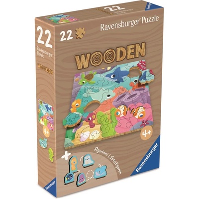 RAVENSBURGER Drevené Podmorský svet 22 dielov