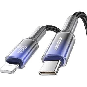 JOYROOM Кабел Joyroom S-A42, USB-C / Lightning, 30W, 1.2m, черен (6956116728113)