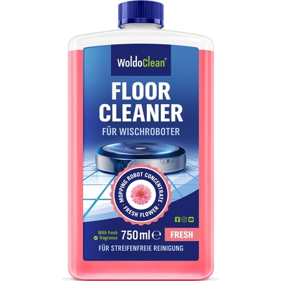 WoldoClean Čistič podlah pro roboty 750 ml Flower