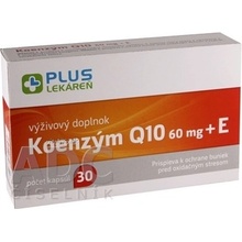 Plus Lékárna Koenzym Q10 60 mg + E 30 kapslí