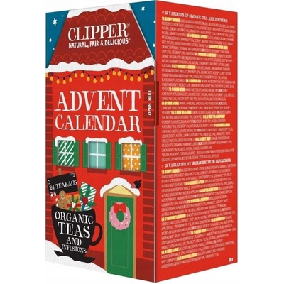 Clipper Adventní kalendář 24 čajových obálek