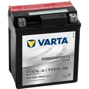 VARTA Powersports AGM 12V 6Ah right+ YTX7L-4/YTX7L-BS 506014005A514