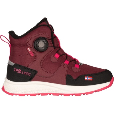 Trollkids Детски зимни ботуши Trollkids Kid's Bergen Winter Mid Cut Winter boots - Redwood / Magenta - размер 37 (EU) (702-3482-0320)
