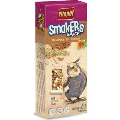 Vitapol "Smakers" за нимфи, с аромат на лешник, 2 бр