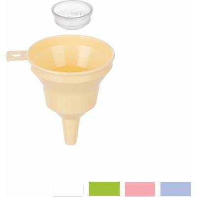 ORION Nálevka 6 cm + sítko, plast, barvy mix