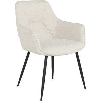 Carmen Трапезен стол Carmen BARNET, до 120kg. , дамаска, прахово боядисана метална база, шампанско (bt-3532408)