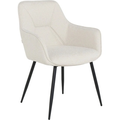 Carmen Трапезен стол Carmen BARNET, до 120kg. , дамаска, прахово боядисана метална база, шампанско (bt-3532408)