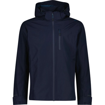 CMP Мъжко водоустойчиво яке CMP Jacket Fix Hood Ripstop Waterproof jacket - Black Blue - размер 60 (EU) (002-3410-0318)