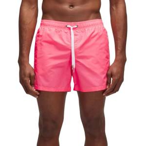 Sundek Бански гащета Sundek Iconic taffeta swimming shorts - Pink (Flamant Rose)