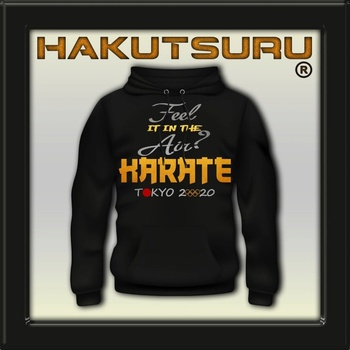 Hakutsuru Equipment Mikina Karate Tokyo 2020 Černá
