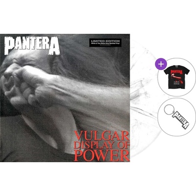 Pantera - Vulgar Display Of Power (Limited Edition) (White & True SETal Grayarbled) (LP) SET S (0081227890995 SET S)