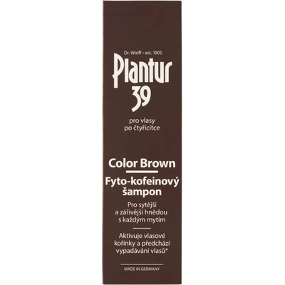 Plantur 39 Šampon Color Brown s fytokofeinem 250 ml