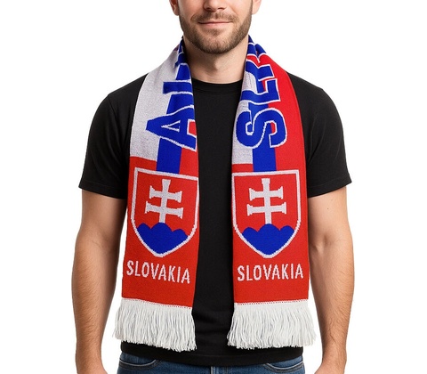 Šál Slovakia modrý