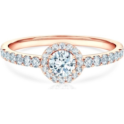 Savicki Zásnubný prsteň This is Love ružové zlato diamant TIL 7 D R