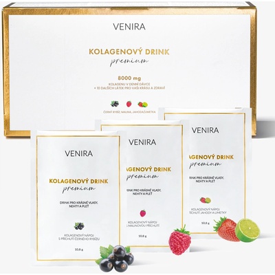 Venira Premium kolagenový drink pre vlasy nechty a pleť exotické ovocie 30 dávok 324 g