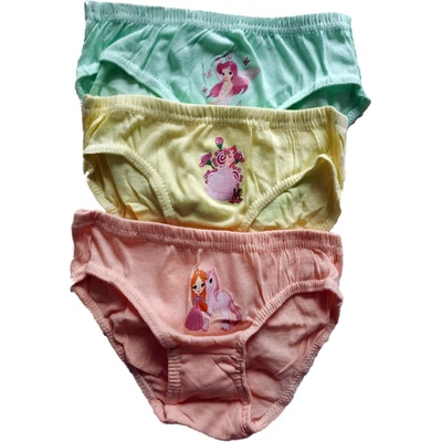 Dívčí kalhotky DMD "Hravé barvy" (3-PACK) fětská