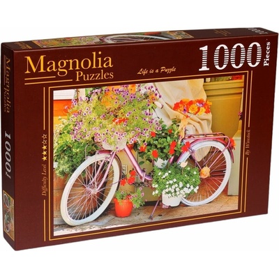 Magnolia Bicykel s kvetmi 1000 dielov