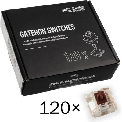 Glorious Gateron Brown Switches 120 ks