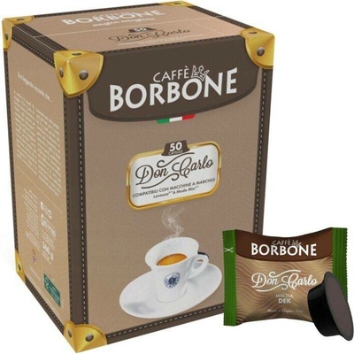 Caffé Borbone Kapsle Deka bezkofeinové do Lavazza A Modo Mio 50 ks