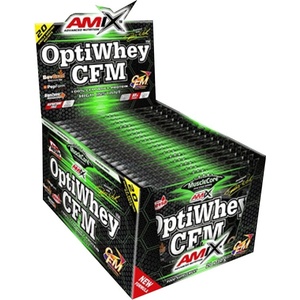 Amix Nutrition OptiWhey CFM [20 x 30 грама] Двоен бял шоколад