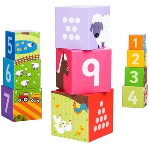 Bigjigs Toys Дидактически кубчета ферма (BJ696)