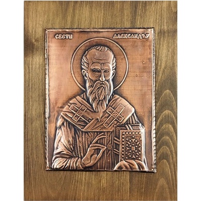 МЕДНА ИКОНА СВЕТИ АЛЕКСАНДЪР