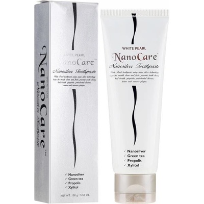 VitalCare pre citlivé zuby White Pearl Nano Care Silver Sensitive 100 g