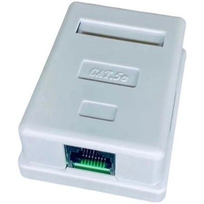 CNS Basic UTP 1 port, Cat5E na om. biela 4102