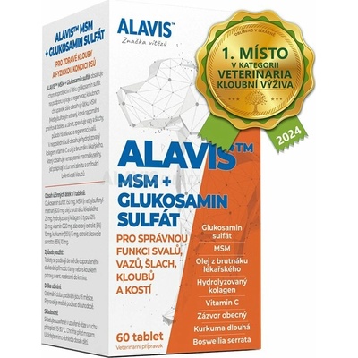 Alavis MSM Glukosamin sulfát 60 tbl
