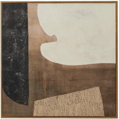 Abstraktní obraz J-line Hedvig 79 x 79 cm
