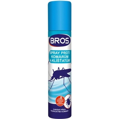 Bros spray proti komárom a kliešťom 130/90 ml