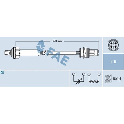 Lambda sonda FAE 77190