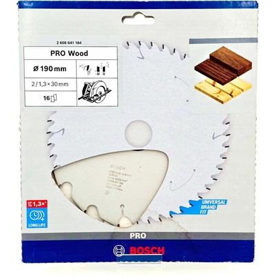 Bosch OW, 190 mm, otvor 30 mm, 16 zubov, b1 2,0 mm