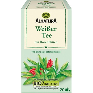 Alnatura Био бял чай с розови листенца - 30 г