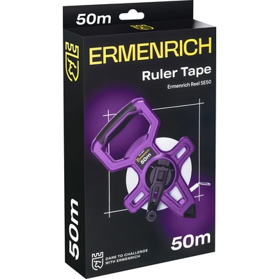 Levenhuk Геодезическа ролетка Ermenrich Reel SE50 Геодезическа ролетка. Дължина на лентата: 50 метра. Ширина на (84570)