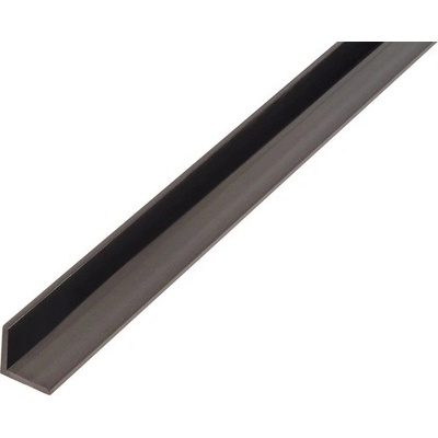 L profil PVC čierny 30x30x2 mm 1 m