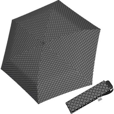 Doppler Carbonsteel Mini Slim Minimals dámský skládací deštník černý