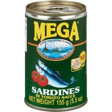 Mega Sardinky v rajčatové omáčce 155 g