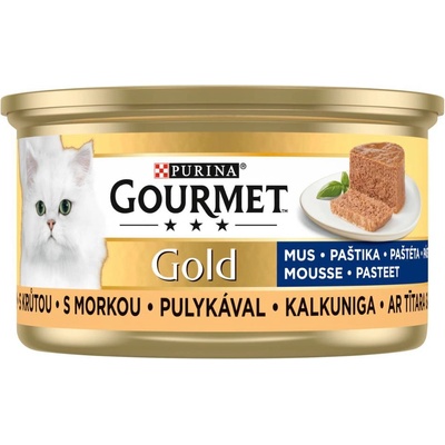 Gourmet Gold Cat paštika s krůtou 85 g