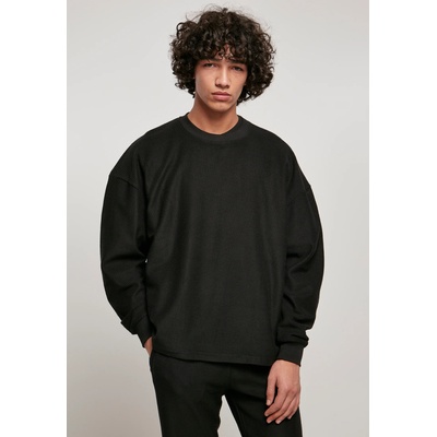 Urban Classics Мъжка широка блуза в черен цвят Urban Classics Terry BoxyUB-TB4926-00007 - Черен, размер S