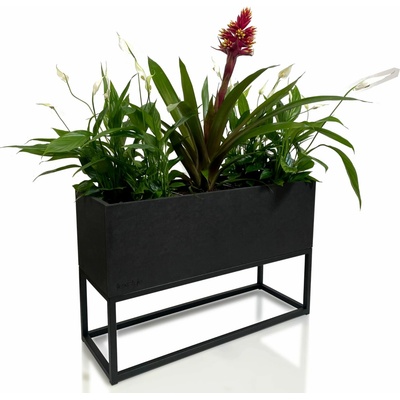 Fiorino Stojan na květiny Loft Antracit 62 x 22 x 40 cm