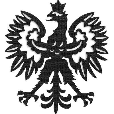 Nášivka M-Tac Polski orzel - čierna