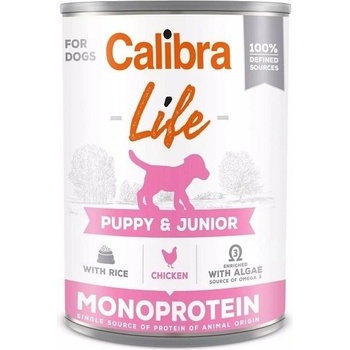 Calibra Dog Life Puppy&Junior Chicken & Rice 6 x 400 g