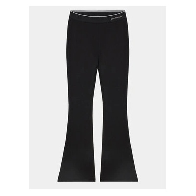 Calvin Klein Текстилни панталони Logo Tape IG0IG02292 Черен Flare Fit (Logo Tape IG0IG02292)