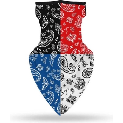 Hoodstyle Бандана маска с уши нов дизайн HoodStyle Bandana Design 4ToneBNZ-53 - Цветен, размер