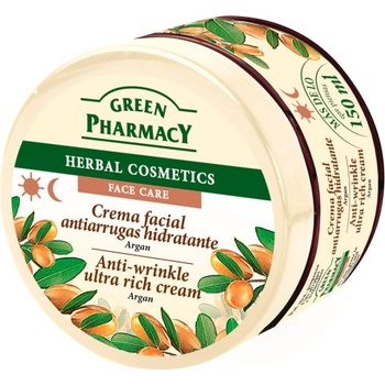Green Pharmacy Face Care Argan výživný protivráskový krém pro suchou pleť (0% Parabens) 150 ml