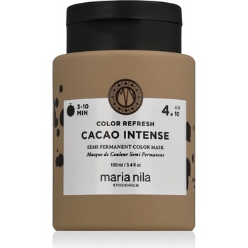 Maria Nila Colour Refresh Semi-permanent маска за коса с цветни пигменти Cacao Intense 100 ml