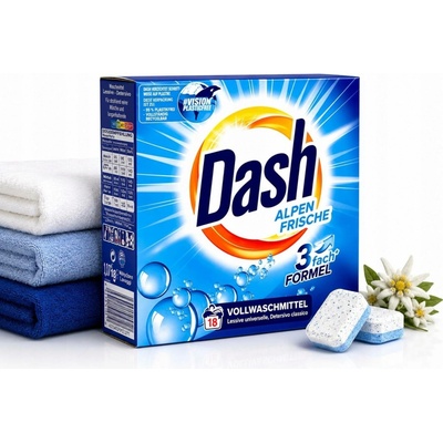 Dash Alpen Frische Prací prášek 1,17 kg