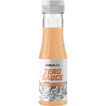 BioTechUSA Zero Sauce | Caesar, Curry, Garlic, Ketchup, BBQ, Thousand Islands, Chili [350 мл] Пикантен чесън