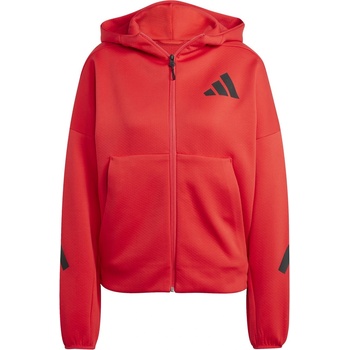 Adidas Дамски суичър Adidas Z. N. E. Full Zip Hoodie Womens - Pure Ruby